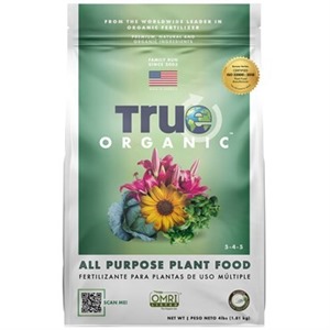 True Organic All-Purpose Plant Food 5-4-5 - 4lb - OMRI List