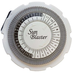 SunBlaster Light Timer - 24-hour Analog Timer - Single Outlet