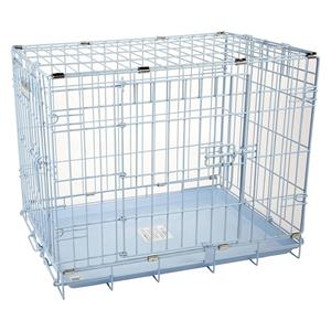 Precision Pet Products ProValu Dog Crate 2000 2 Door Blue - 24 in