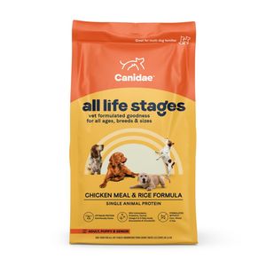  CANIDAE All Life Stages Dry Dog Food Chicken Meal & Rice - 5lb