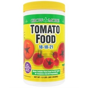 Grow More® Tomato Food 18-18-21 - 1.5lb Jar