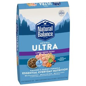 Natural Balance Original Ultra All Life Stage Chicken & Barley Large Breed Recipe Dry Dog Food- 30lb