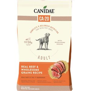  CANIDAE CA-20 Dry Dog Food Real Beef w/Wholesome Grains - 25lb