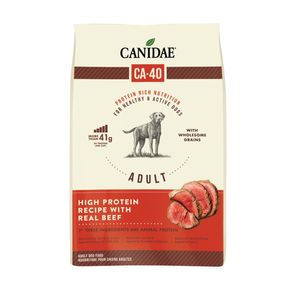  CANIDAE CA-40 High Protein Dry Dog Food Real Beef - 25lb