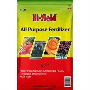 Hi-Yield® All Purpose Fertilizer 6-7-7 - 4lb