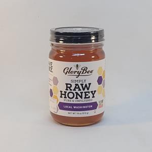 Glory Bee Washington Simply Raw Honey - 18oz