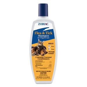  Zodiac Flea and Tick Shampoo for Dogs and Cats - 12 oz