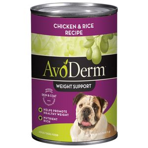 AvoDerm Natural Weight Support Chicken & Rice Formula Wet Dog Food - 13 oz