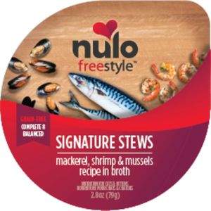  Nulo Freestyle Signature Stews Grain-Free Wet Cat Food Mackerel, Shrimp & Mussels - 2.8 oz