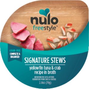  Nulo Freestyle Signature Stews Grain-Free Wet Cat Food Yellowfin Tuna & Crab - 2.8 oz