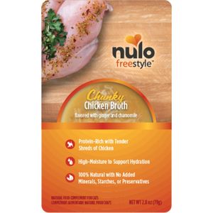  Nulo FreeStyle Chunky Broths Wet Cat Food Chicken, - 2.8 oz