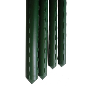 Gardener Select® Green Vinyl Steel Heavy-Duty Stake - 7ft Heavy-Duty