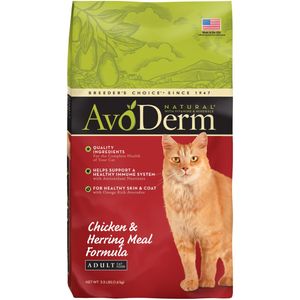 AvoDerm Natural Chicken & Herring Meal Formula - Adult Dry Cat Food - 3.5 lb