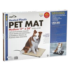 API Medium Plastic Heated Pet Mat Item - 98P-M