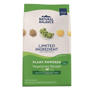 Natural Balance Limited Ingredient Adult Dry Dog Food - Vegetarian - 12lbs