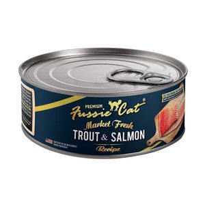 Fussie Cat® Premium Market Fresh Trout and Salmon Recipe Canned Cat Food - 5.5oz