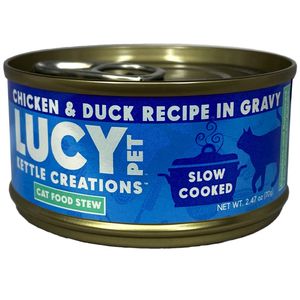 Lucy Pet Products Kettle Creations Adult Wet Cat Food Chicken & Duck - 2.75 oz