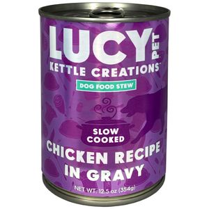  Lucy Pet Products Kettle Creations Chicken In Gravy Dog Food Chicken - 12.5 oz