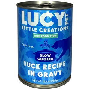  Lucy Pet Products Kettle Creations Duck In Gravy Dog Food Duck - 12.5 oz