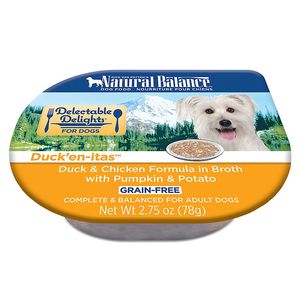 Natural Balance Delectable Delights Adult Wet Dog Food - Grain Free, Duck'en-itas - 2.75oz