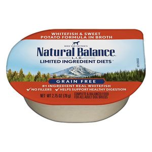 Natural Balance L.I.D. Adult Wet Dog Food - Grain Free, White Fish & Sweet Potato - 2.75oz