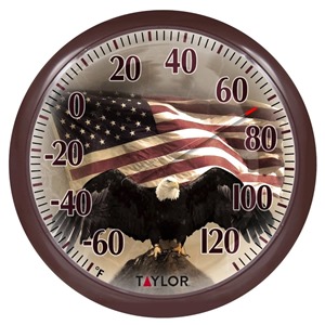 Taylor 13.25" Bald Eagle Thermometer