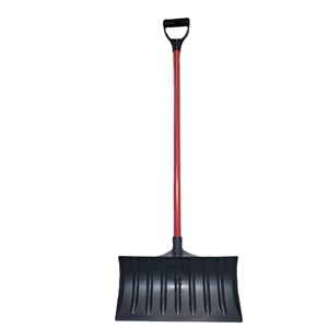 Truper 18-Inch Basic Plastic Snow Pusher with Metal Handle