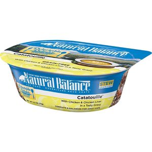 Natural Balance Delectable Delights Catatouille Stew Grain-Free Wet Cat Food - 2.5oz