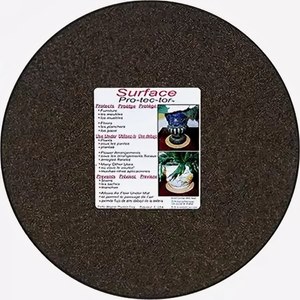Curtis Wagner Plastics Fabric Surface Protector Plant Mat - 10in