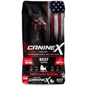 SPORTMIX CanineX Grain Free Performance Nutrition Dry Dog Food Beef Protein - 40 lb