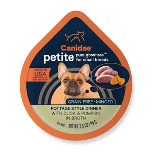 CANIDAE PURE Goodness Petite Small Breed Grain-Free Canned Dog Food Minced w/Duck & Pumpkin - 3.5oz