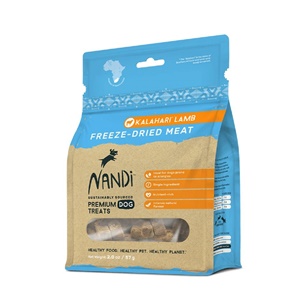 Nandi Pets Freeze Dried Kalahari Lamb Treat - 2oz