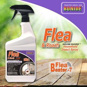 Bonide Flea Beater Flea & Roach Insect Spray RTU, 32oz