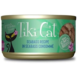 Tiki Cat Luau Seabass Recipe Wet Cat Food - 2.8 oz