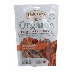 Darford Organic Pumpkin Premium Dog Treats - 12oz