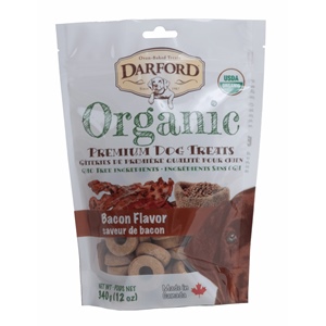 Darford Organic Bacon Premium Dog Treats - 12oz