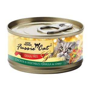 Fussie Cat® Super Premium Chicken & Vegetables Formula In Gravy Cat Food - 2.8 Oz