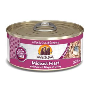 Weruva Classic Cat  Mideast Feast with Grilled Tilapia in Gravy - 5.5oz can