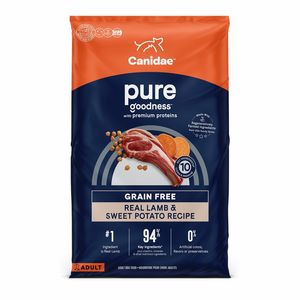 CANIDAE PURE Goodness Grain-Free LID Dry Dog Food Lamb & Potato - 4lb