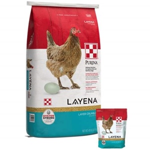 Purina Premium Poultry Feed Layena Crumbles 50lbs