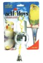 JW Pet Hanging Disco Ball with Bell Bird Toy 6" Length