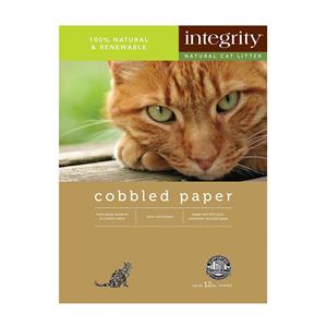 12lb Integrity Cobbled Paper Cat Litter