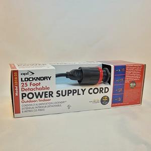 API LockNDry® Indoor/Outdoor Power Supply Cord - 25 Feet