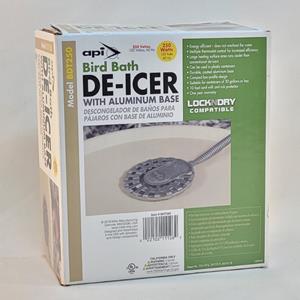 API Bird Bath De-Icer with Aluminum Base - 250 Watt