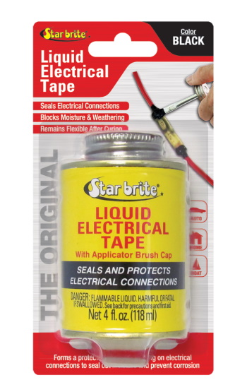 StarBrite Liquid Electrical Tape - Black - 4 oz.
