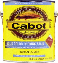 CABOT STAIN DECK SOLID WHBS GL