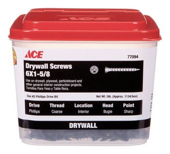 6 X 1-5/8" COARSE DW SCREW 5#