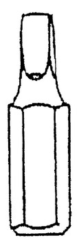 #1 1" SQUARE POWER INSERT BIT