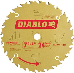 FREUD FRAMING 7.25"24T DIABLO