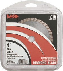 DIAMOND BLADE 4"W/D TUR